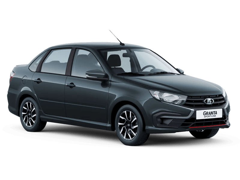 Купить Lada Granta Sportline в Ставрополе - СЕРЕБРИСТО-ТЕМНО-СЕРЫЙ "БОРНЕО" (633) - МЕТАЛЛИК